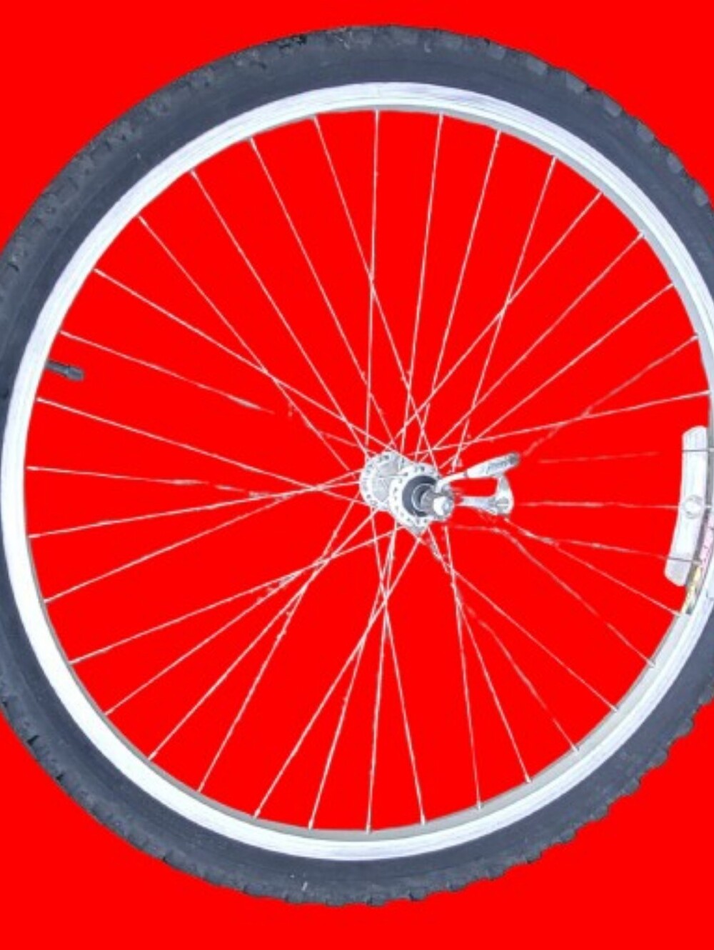 Alex Rims Vtg Mtb 26" Wheel, Tire, Formula Quick Release Axle Skewer